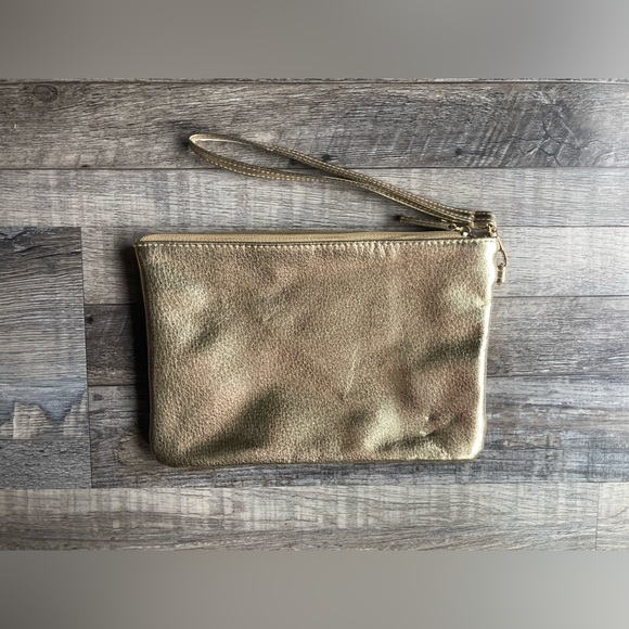 Small Gold Makeup Bag - Picture 1 of 6